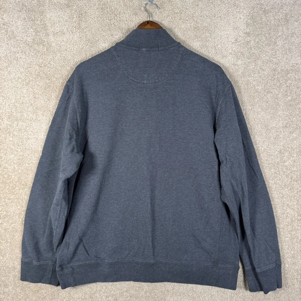 Polo Ralph Lauren Quarter Zip Pullover Mens XL Gray Alpaca Blend Pocket Sweater